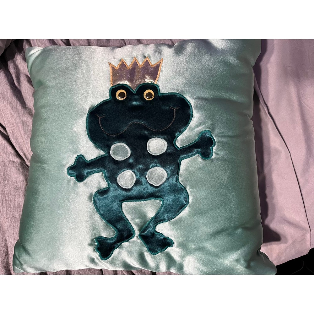 Prince Frog Pillow 16" x 16" Decorative
